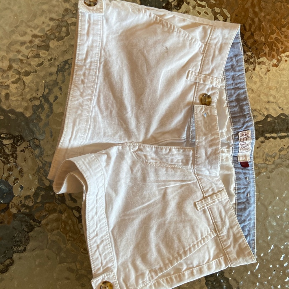 Never been worn white shorts